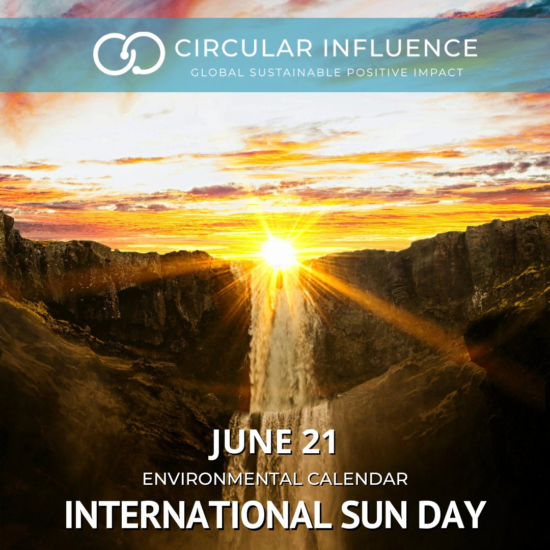 CircularInfluen's tweet image. The sun&apos;s energy, or photovoltaic energy, has been and will always be essential for our economic and social development, which is why the solstices and equinoxes are traditionally celebrated in all cultures as a symbol of the earth&apos;s fertility. 🔥

#health #sun #sustainableliving