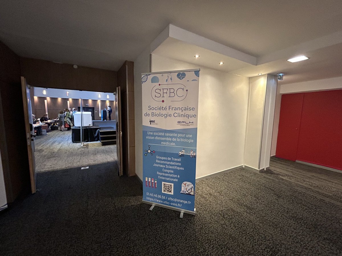 _SFBC's tweet image. Nous vous attendons nombreux ce jour à Paris ! 
Symposium International avec la présence de @_EFLM  et @IFClinChem