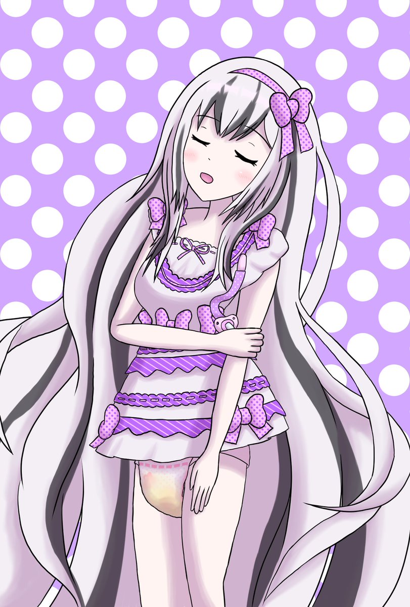 Takumi41abdl's tweet photo. Here is a girl who deserves some special pampering, Veyle! She's super cute in her diaper! Will need to make sure she gets changes on a regular basis. https://t.co/Niux3jn49d
