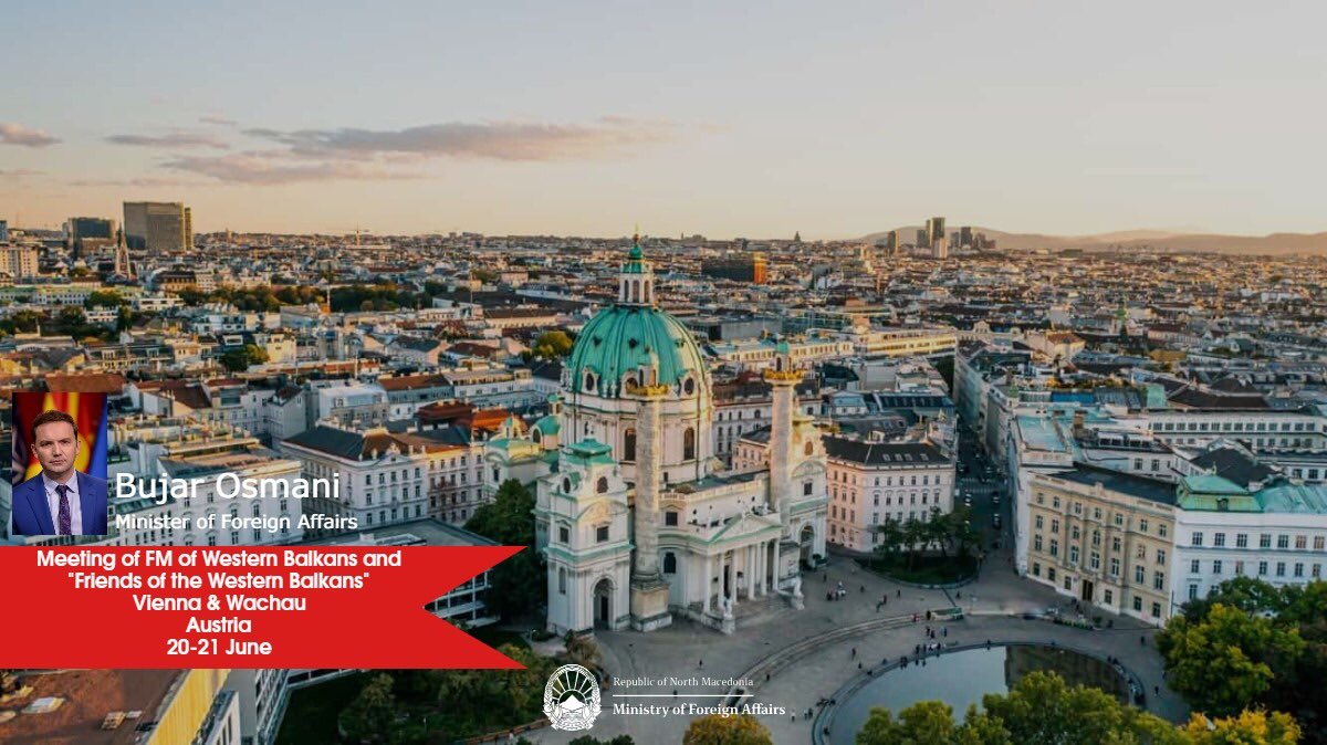 Bujar Osmani (@bujar_o) on Twitter photo ✈️ Heading to #Austria to attend the Mtg of FMs of #WB & Friends of WB organized by 🇦🇹 FM <a href="/a_schallenberg/">Alexander Schallenberg</a>
➡️ In focus: #EU integration process of 🇲🇰 & countries of the region 🔗 shared strategic interest and key for the stability ✈️ Heading to #Austria to attend the Mtg of FMs of #WB & Friends of WB organized by 🇦🇹 FM <a href="/a_schallenberg/">Alexander Schallenberg</a>
➡️ In focus: #EU integration process of 🇲🇰 & countries of the region 🔗 shared strategic interest and key for the stability