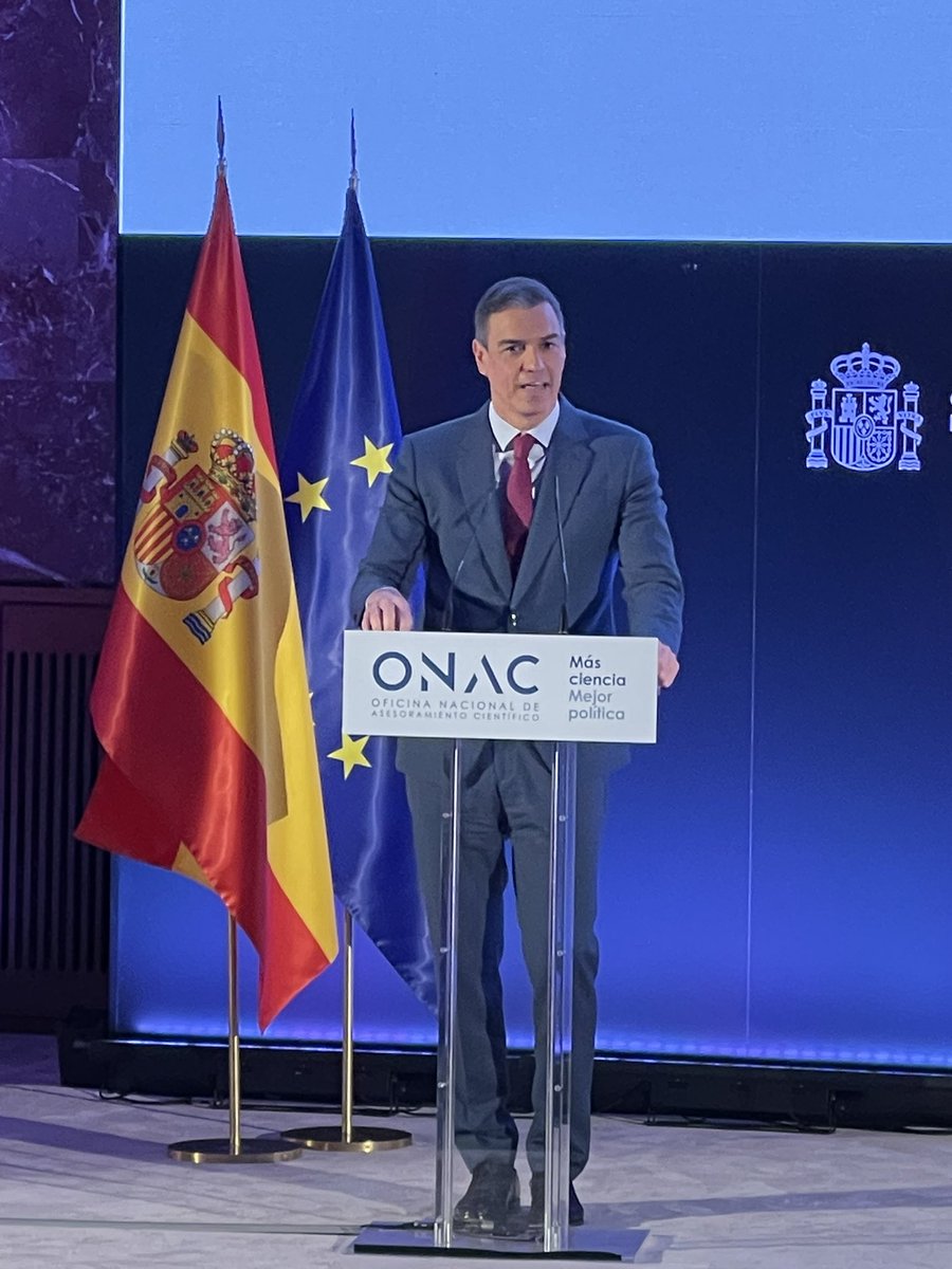 Presentación de la Oficina Nacional de Asesoramiento Científico, ONAC impulsada por el presidente del Gobierno