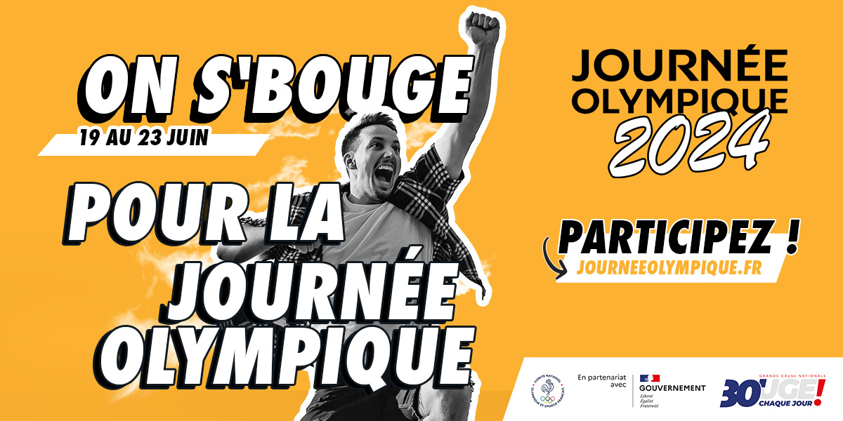 CROS Hauts-de-France (@croshdf) on Twitter photo On s'bouge pour la Journée Olympique !
Rejoins le mouvement et ajoute ton effort au compteur sur journeeolympique.fr ! 🏃
A 1 mois des Jeux Olympiques on se met tous en forme pour encourager nos Bleus !
#JourneeOlympique #LetsMove
<a href="/FranceOlympique/">FranceOlympique</a> <a href="/Sports_gouv/">Ministère des Sports 🇫🇷</a> On s'bouge pour la Journée Olympique !
Rejoins le mouvement et ajoute ton effort au compteur sur journeeolympique.fr ! 🏃
A 1 mois des Jeux Olympiques on se met tous en forme pour encourager nos Bleus !
#JourneeOlympique #LetsMove
<a href="/FranceOlympique/">FranceOlympique</a> <a href="/Sports_gouv/">Ministère des Sports 🇫🇷</a>