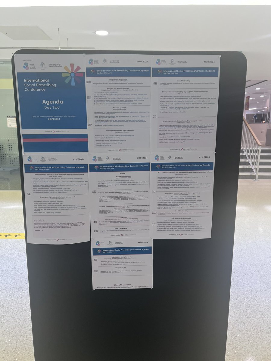 Kiera Kelly-Morrison (@kierakmo) on Twitter photo Day 2 in full swing at the #ISPC2024 in London. <a href="/NASPTweets/">The National Academy for Social Prescribing</a>
Looking forward to a packed agenda with the <a href="/AccessElemental/">Access Elemental Social Prescribing</a> team today.
#innovation #socialprescribing #populationhealthmanagement Day 2 in full swing at the #ISPC2024 in London. <a href="/NASPTweets/">The National Academy for Social Prescribing</a>
Looking forward to a packed agenda with the <a href="/AccessElemental/">Access Elemental Social Prescribing</a> team today.
#innovation #socialprescribing #populationhealthmanagement