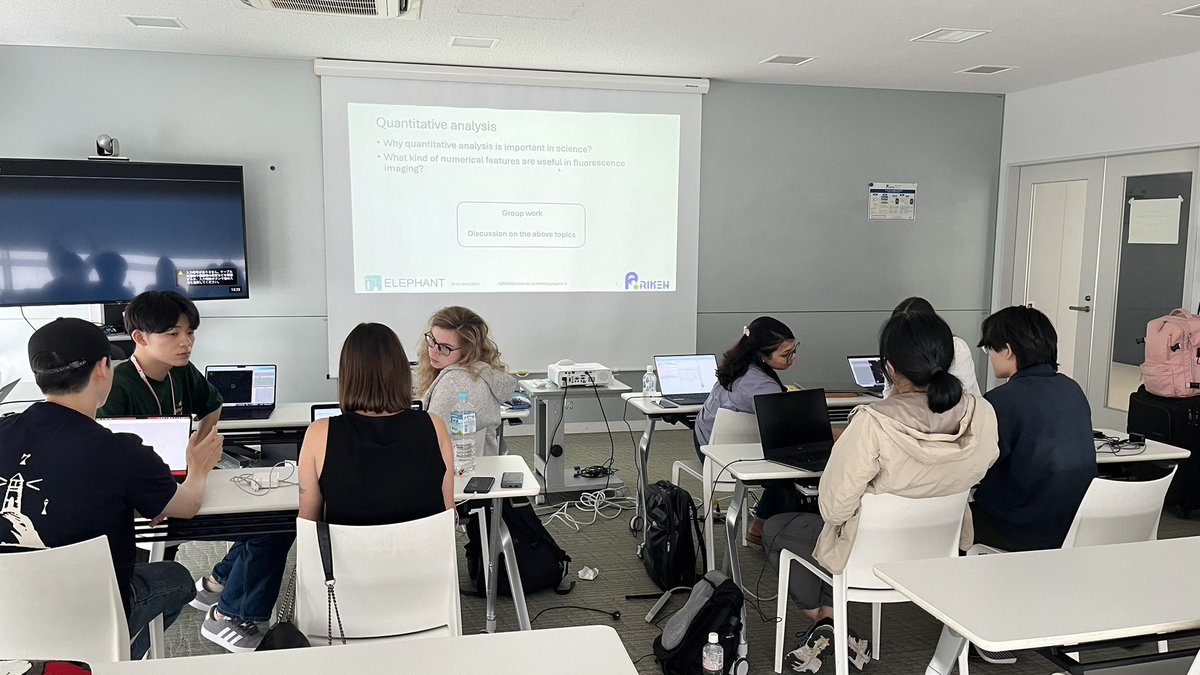 SSBD:database / SSBD:repository (@ssbd_ja) on Twitter photo #IUPAB2024 Hands-on Training Course Aは理化学研究所(神戸)に場所を移し、
大浪チームリーダー <a href="/sonamix/">Shuichi Onami</a> による研究紹介ののち
ELEPHANT elephant-track.github.io を用いたAMATERASの画像の解析に挑戦します
100万細胞数えられるかな? #IUPAB2024 Hands-on Training Course Aは理化学研究所(神戸)に場所を移し、
大浪チームリーダー <a href="/sonamix/">Shuichi Onami</a> による研究紹介ののち
ELEPHANT elephant-track.github.io を用いたAMATERASの画像の解析に挑戦します
100万細胞数えられるかな?