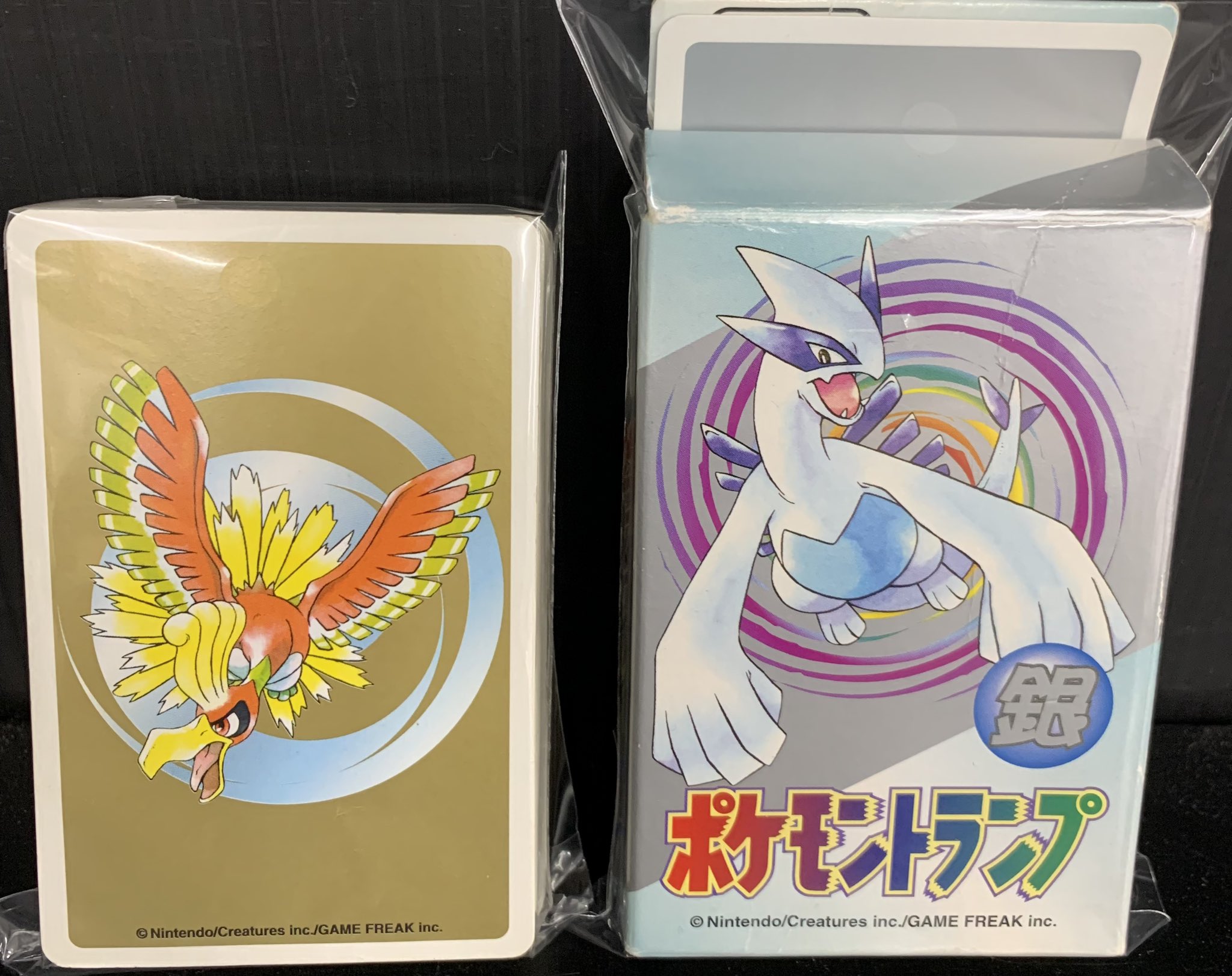 ポケモントランプ金 ホウオウ 1999年製未使用品 ポケモントランプ金