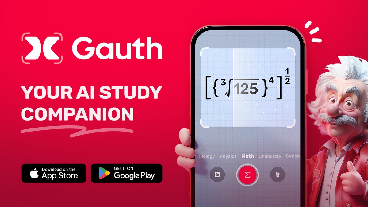 Gauthmath_AI's tweet image. From the classroom to the beach, catch-up on your summer assignments with Gauth today!
Unlock knowledge at your fingertips with fast and accurate step-by-step solutions powered by Gauth AI 🤳
#gauthitaceit #Learn #study #math #AI