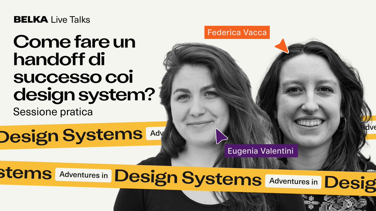 🚨 Ultima chiamata - Se sei un designer o un front-end developer, abbiamo un webinar per te. Parliamo di handoff e di come salvarti la pelle. Oggi alle 13:00.

👉 Registrati o ricevi lo streaming dopo l'evento. Info qui: belkadigital.com/webinars/webin…