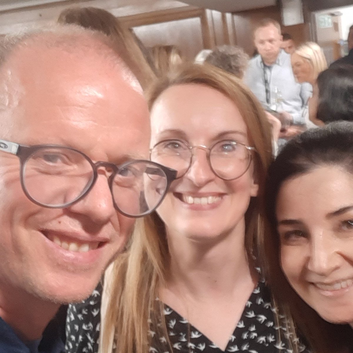 Fantastic to finally meet <a href="/juliane_thm/">Dr Juliane Thieme 💙</a> at the Place &amp; Experience Research Group panel discussion yesterday! And always lovely to catch up with former PhD student Fatemeh. I tried to avoid selfies - but made an exception here. Now considering a London wide research network ...