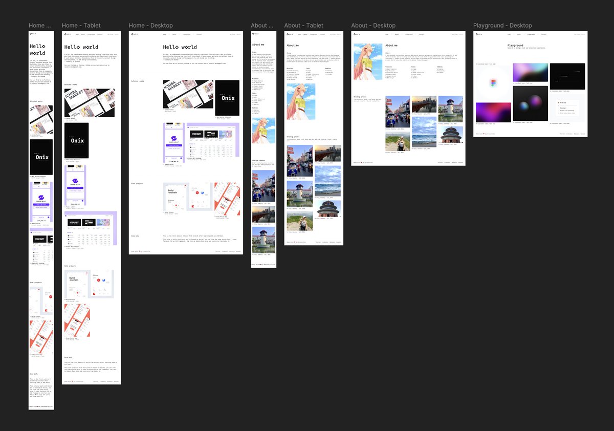 🚧 WIP: Designing my new portfolio 🚧
