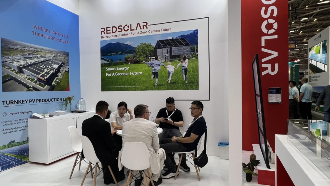RedSolar2008's tweet image. CETC-RedSolar Showcases Pioneering Solar Innovations at InterSolar Europe 2024. Our offerings include high-efficiency PV cells and modules, state-of-the-art PV production lines, and turnkey solutions designed to meet the diverse needs of our clients.  red-solar.com/news-info/red-…