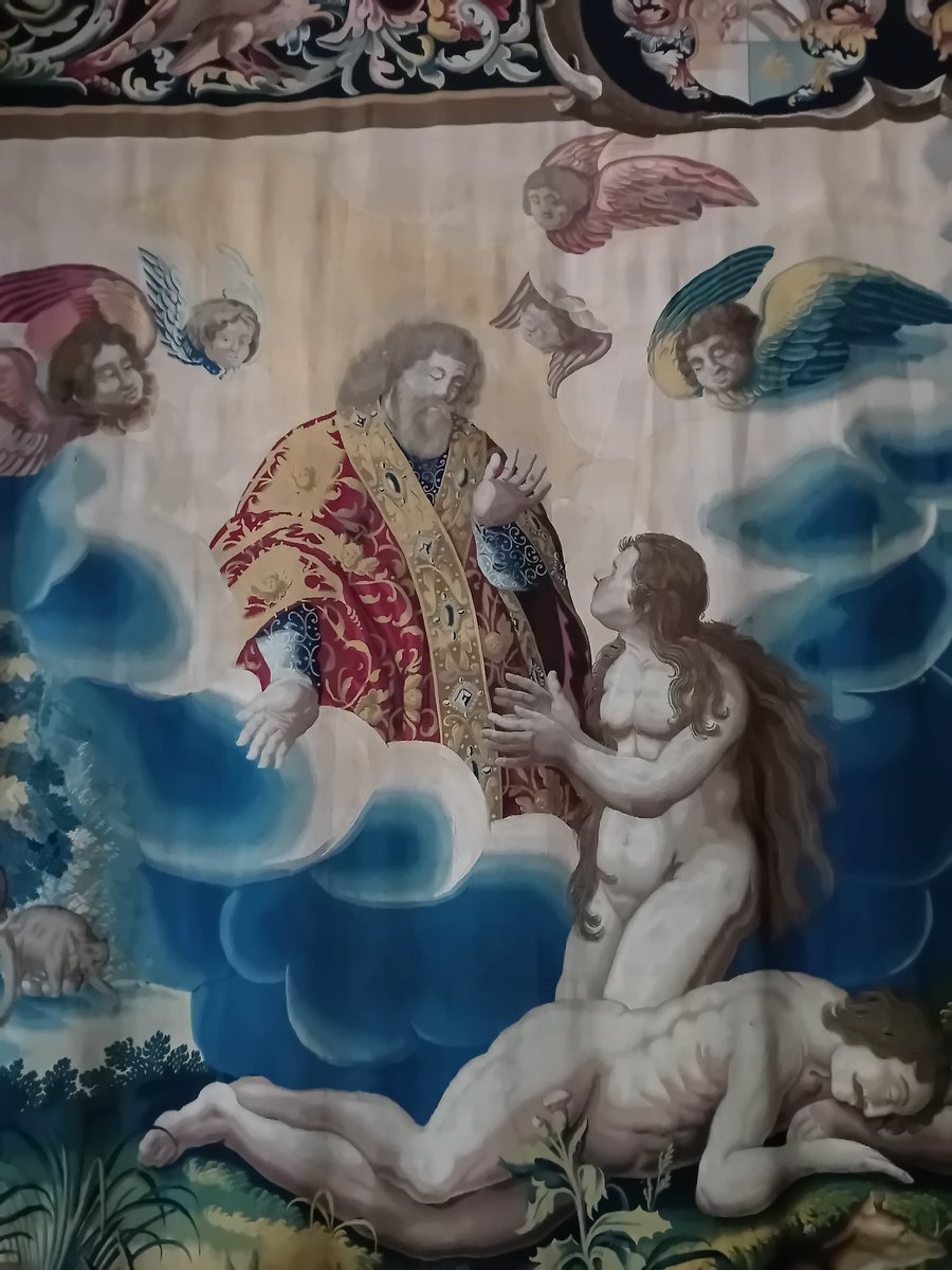 Eindelijk! Samen met onderzoeker Jos Beerens van het <a href="/RKDnl/">RKD</a> de Goudse tapijten van Tobias Schaep in <a href="/Skoklosters/">Skoklosters slott</a> in Zweden bekeken. Wat een kleuren! Alsof ze gisteren gemaakt zijn. @CODART <a href="/NWOFunding/">NWO Funding</a>