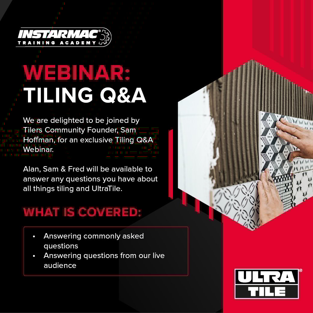 UltraTile_UK's tweet image. ⭐ WEBINAR ⭐
👥 Trainers: Alan Collins, Fred Whitehouse &amp;amp; Sam Hoffman
🎓 The Topic: Tiling Q&amp;amp;A
📅 When: 23rd July
⌚ Time: 6pm
📍 Where: Online
➡️ Swipe to see more about the webinar
⬇️ Click the link to register 
hubs.ly/Q02Csrqg0 

#Training #Tiling #TilingTraining