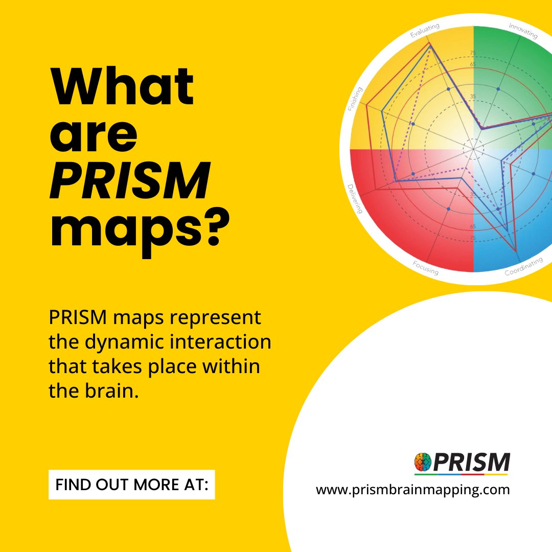 PRISMBrainMap's tweet photo. Invest in a personal discovery of yourself, your behaviours and how environments impact you. 

Complete a short questionnaire, receive your comprehensive map and report, and then get a clear picture of who you are through our interactive online course. 

https://t.co/F2TmDEENnM https://t.co/QoALS1Mo98