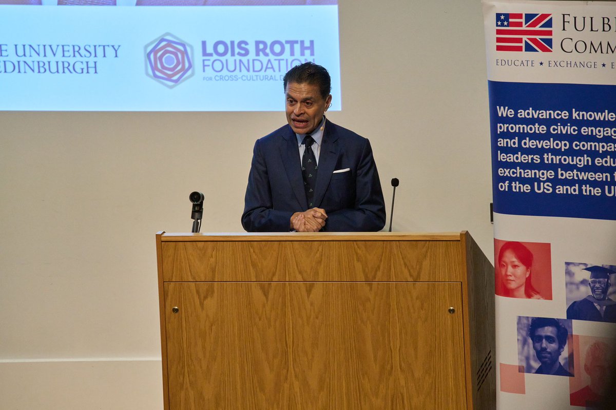 Pembroke College (@pembrokeoxford) on Twitter photo On 14th June we were delighted to host the 2024 <a href="/USUKFulbright/">US-UK Fulbright</a> Distinguished Lecture in International Relations with speaker Dr <a href="/FareedZakaria/">Fareed Zakaria</a>, esteemed Washington Post columnist, CNN host and best-selling author.
Read more and watch the livestream here: pmb.ox.ac.uk/news/dr-fareed… On 14th June we were delighted to host the 2024 <a href="/USUKFulbright/">US-UK Fulbright</a> Distinguished Lecture in International Relations with speaker Dr <a href="/FareedZakaria/">Fareed Zakaria</a>, esteemed Washington Post columnist, CNN host and best-selling author.
Read more and watch the livestream here: pmb.ox.ac.uk/news/dr-fareed…