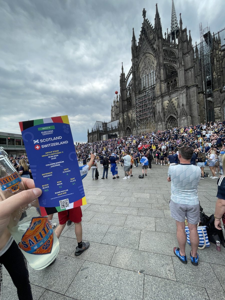 FootballStubs_'s tweet image. 📍 Cologne Stadium (Müngersdorfer Stadion/RheinEnergieStadion)
⚽️ Scotland 🏴󠁧󠁢󠁳󠁣󠁴󠁿 v Switzerland 🇨🇭 
🏆 Euro2024
📸 @ruarikaylor 

#StubsInStadiums #TartanArmy #SCOSUI #Colgone #köln #euro2024