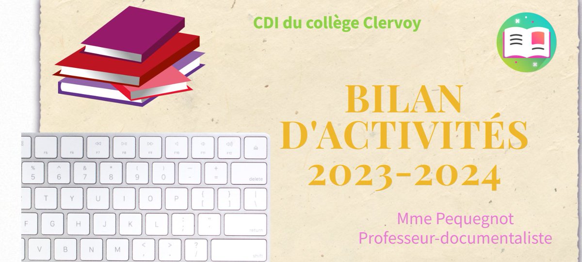 CdiClervoy's tweet image. L&apos;année se termine et c&apos;est l&apos;heure des bilans. Voici celui du CDI pour une année riche en projets !
view.genially.com/64ef127439aa70…
#cdi #profdoc #projets #EMI #lecture #clubs #bilan #uneanneeaucdi