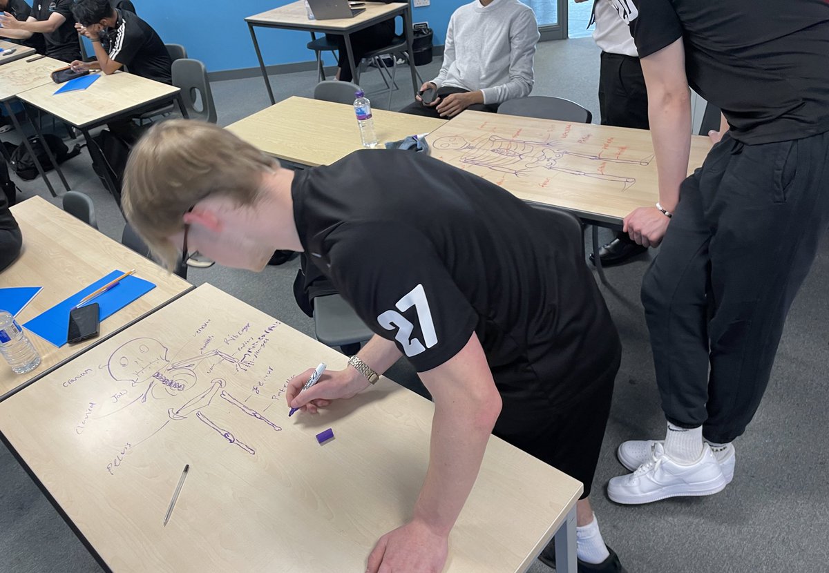 MrsLHarrop's tweet image. Back to my favourite unit of the Level 3 Sport course (A&amp;amp;P), this time with this wonderful y12 cohort #pegeek 🤓