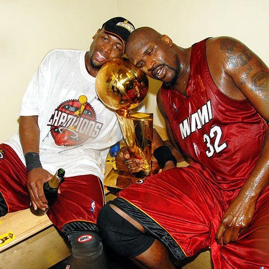 18 YEARS AGO TODAY  
Dwyane Wade &amp; Shaq led the Miami Heat to their 1st NBA Championship.    

After losing the 1st two games to the Mavs, Wade scored 42, 36, 43 &amp; 36 in the Heat's four straight wins.