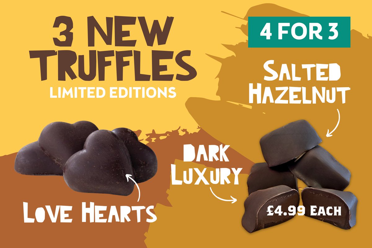 Raw Chocolate Company (@therawchocco) on Twitter photo We’ve got some mouth-watering news we are excited to share! We now have three delicious flavours of our latest creations - Truffles!
therawchocolatecompany.com/collections/tr… We’ve got some mouth-watering news we are excited to share! We now have three delicious flavours of our latest creations - Truffles!
therawchocolatecompany.com/collections/tr…