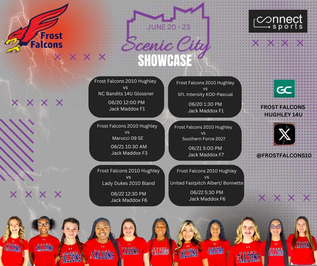 FrostFalcons10's tweet photo. SCHEDULE DROP
Coaches come watch the ladies ball!!!!
@ExtraInningSB @SoftballDown https://t.co/CkjVlGeVlC