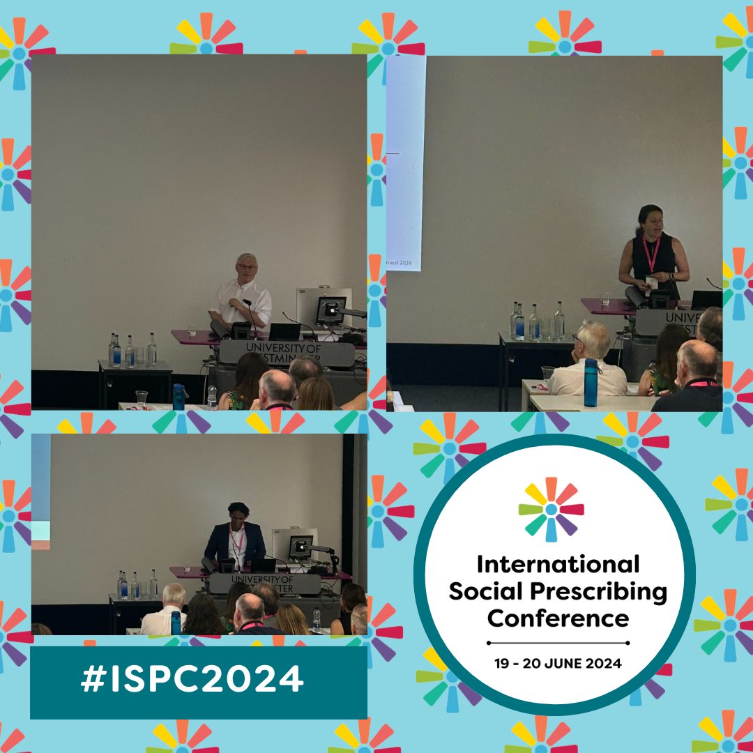 The National Academy for Social Prescribing (@nasptweets) on Twitter photo Inspiring opening speeches from Sir Sam Everington from <a href="/Bromley_by_Bow/">BromleybyBow Centre</a>, <a href="/aorticsurgeon/">Tara Mastracci</a> from <a href="/BartsHAC/">Bart’s Heart Attack Centre</a>, and <a href="/SekeramMohan/">Mohan sekeram</a> from Personalised Care <a href="/SWLNHS/">NHS South West London</a>.
Find the conference agenda here: ow.ly/UJF050Sk4B9
#ISPC2024 Inspiring opening speeches from Sir Sam Everington from <a href="/Bromley_by_Bow/">BromleybyBow Centre</a>, <a href="/aorticsurgeon/">Tara Mastracci</a> from <a href="/BartsHAC/">Bart’s Heart Attack Centre</a>, and <a href="/SekeramMohan/">Mohan sekeram</a> from Personalised Care <a href="/SWLNHS/">NHS South West London</a>.
Find the conference agenda here: ow.ly/UJF050Sk4B9
#ISPC2024
