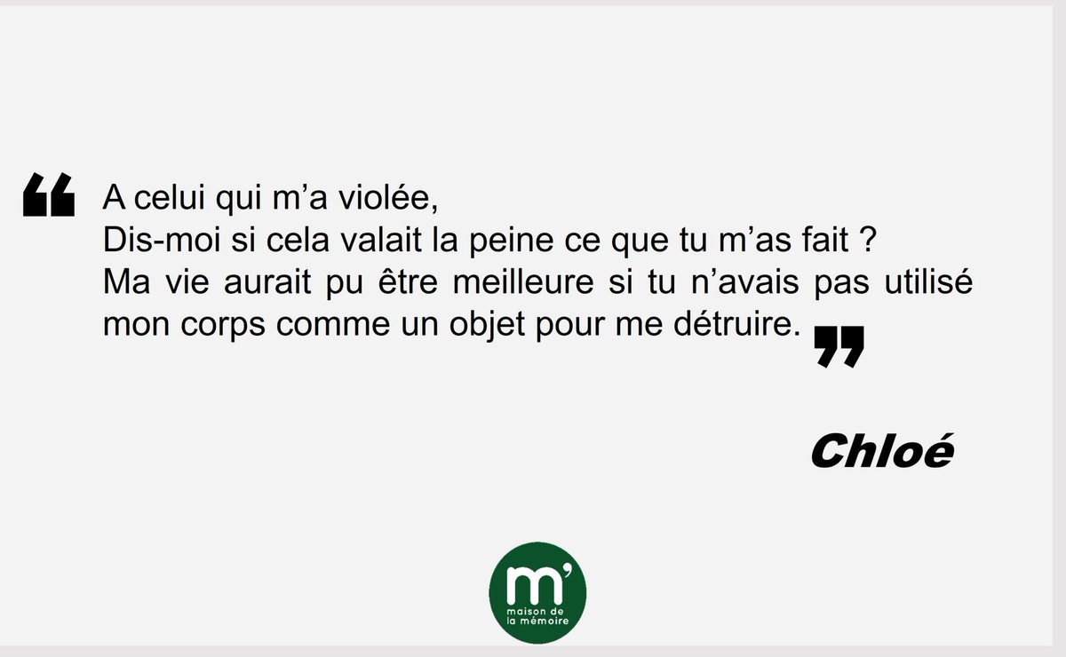 « Lettre à celui qui m'a violée » est un recueil de messages que 10 survivantes ont adressé à leurs bourreaux. Réalisée dans le cadre d'un atelier d'écriture, cette initiative visait à leur permettre d'exprimer leurs traumatismes et de les surmonter en brisant le silence.