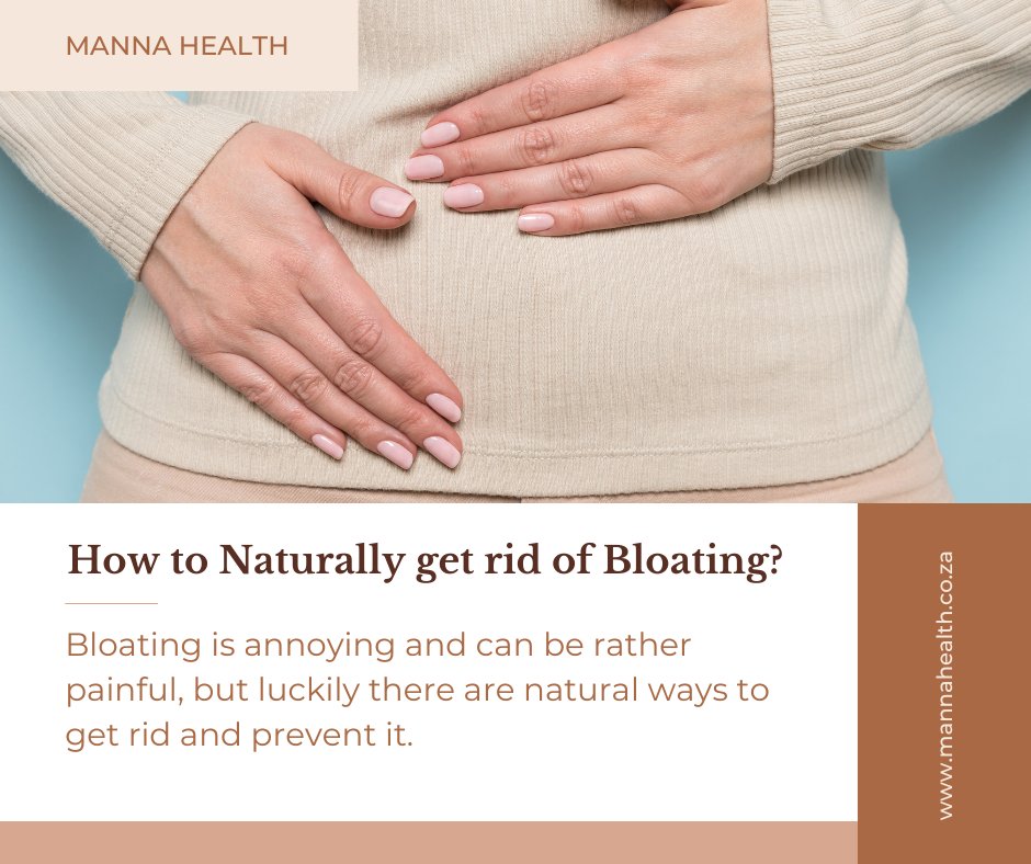 MannaHealthSA's tweet photo. Bloating is annoying and can be rather painful, but luckily there are natural ways to get rid and prevent it. 
#bloating #weightlosshttps://mannaplus.co.za/2024/03/25/how-to-naturally-get-rid-of-bloating/ https://t.co/5TNU0r87Mw