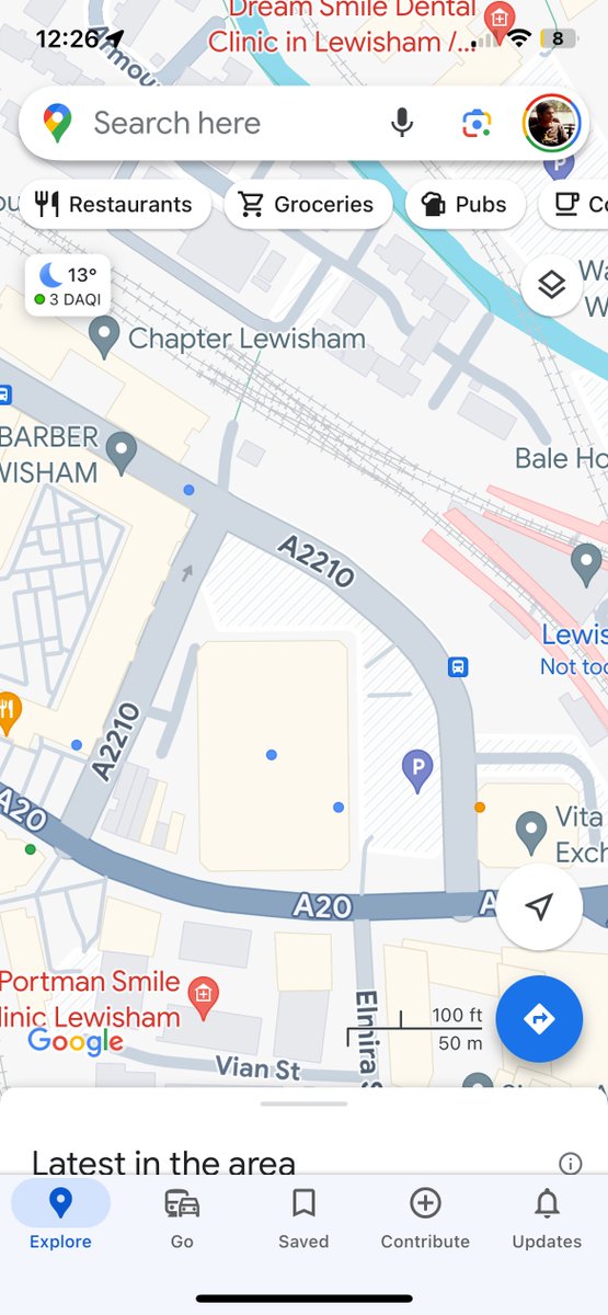 sundar1791's tweet photo. @restingforrest Also the details in the important places in a particular area. I have screenshotted the same locale from both Gmaps and Apple maps and you can see how much clearer and more detailed apple maps is even without zooming in a lot. https://t.co/AV4aGIsTzi