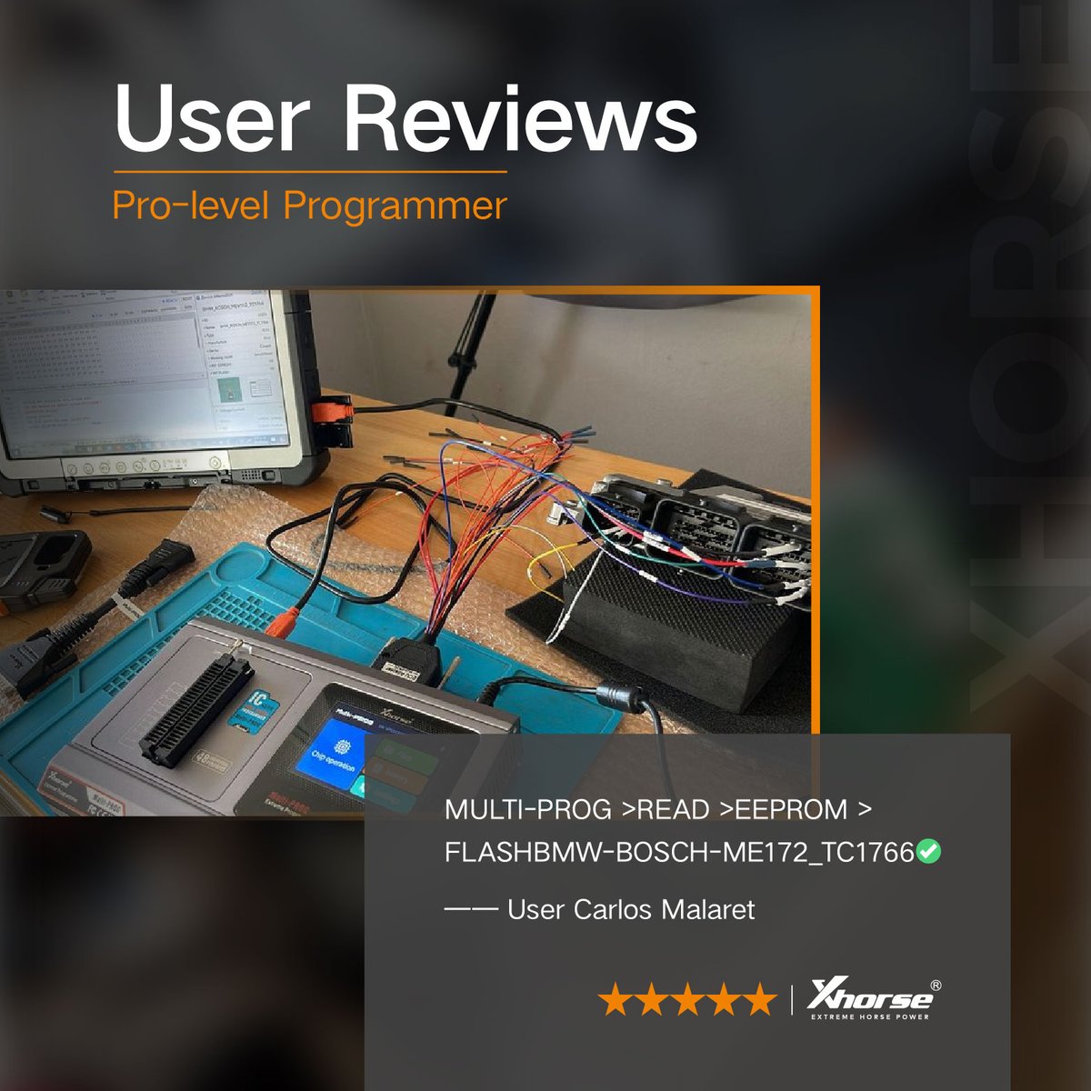 XhorseGlobal's tweet photo. 🎉Hear from our community
🧐What do you think of MULTI-PROG?
❤ Would like to hear your comments.
#xhorse #carlocksmith #automotivesecurity #autolocksmith #technology #locksmithtools #EnhancedFunctionality https://t.co/vKJ7FnghjX