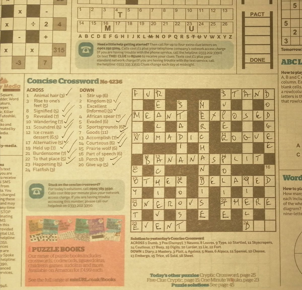 #help #crossword #thursday