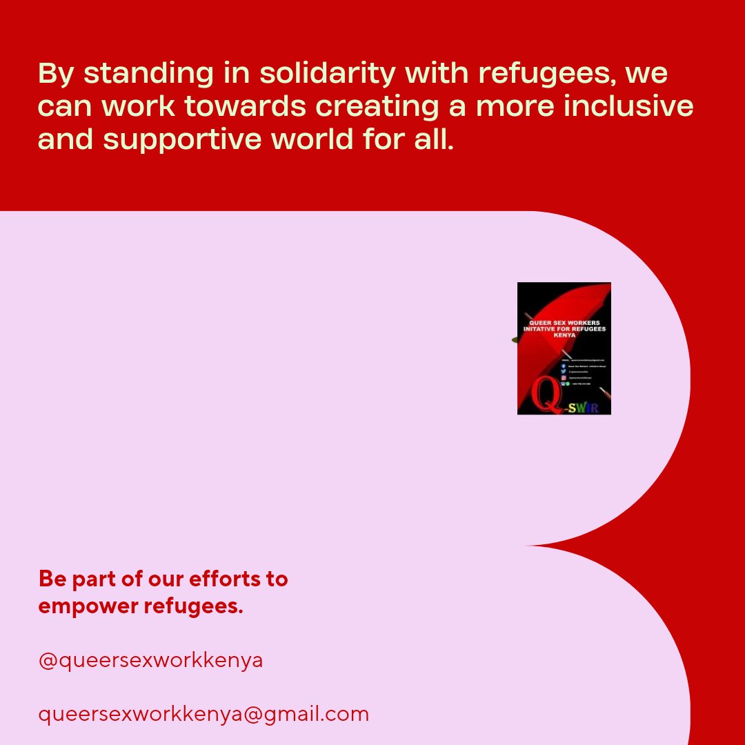 queersexworker's tweet photo. 🌍❤️ On #WorldRefugeeDay, we honor the resilience of all refugees, including queer sex workers. Our stories are of strength and survival, deserving of respect and support. Let’s work for a world where everyone can live with dignity. 🏳️‍🌈💪  #SexWorkIsWork #StandWithRefugees https://t.co/4iZKv0vMAH