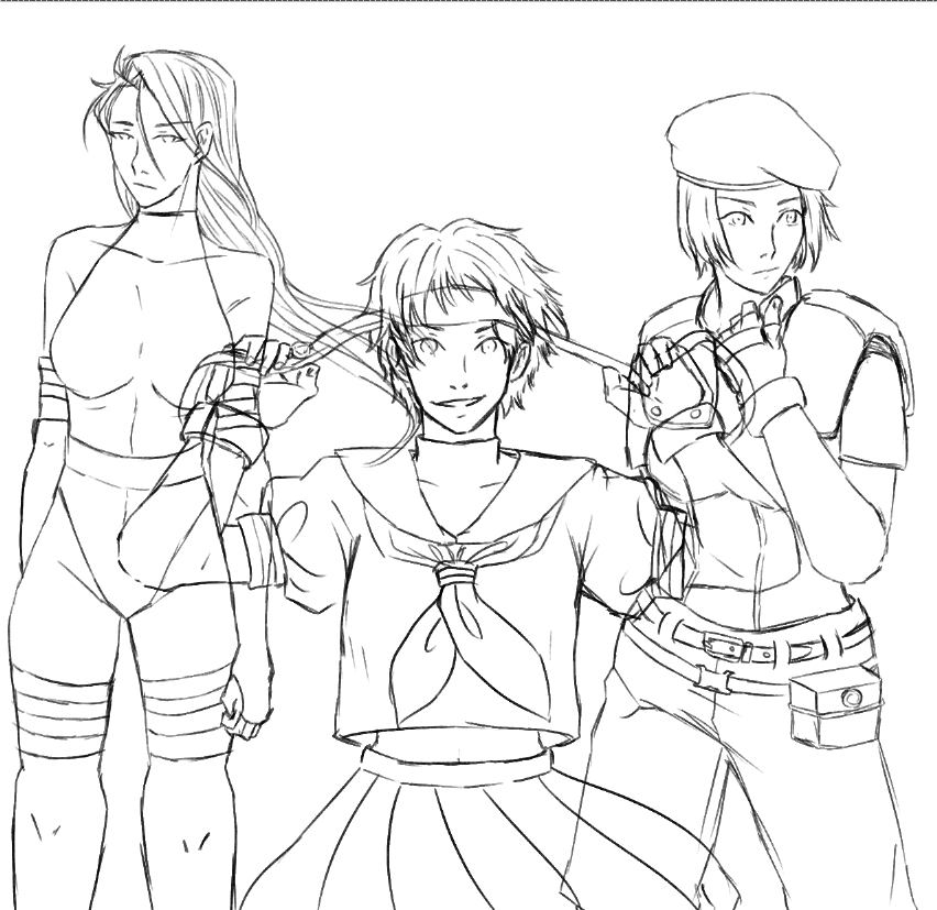 seagullaahh's tweet image. been in a mvc mood since the nintendo direct i am ELATED

anyways, wip of my team!

#MarvelVsCapcom2 #MVC2 #MVC2Freed