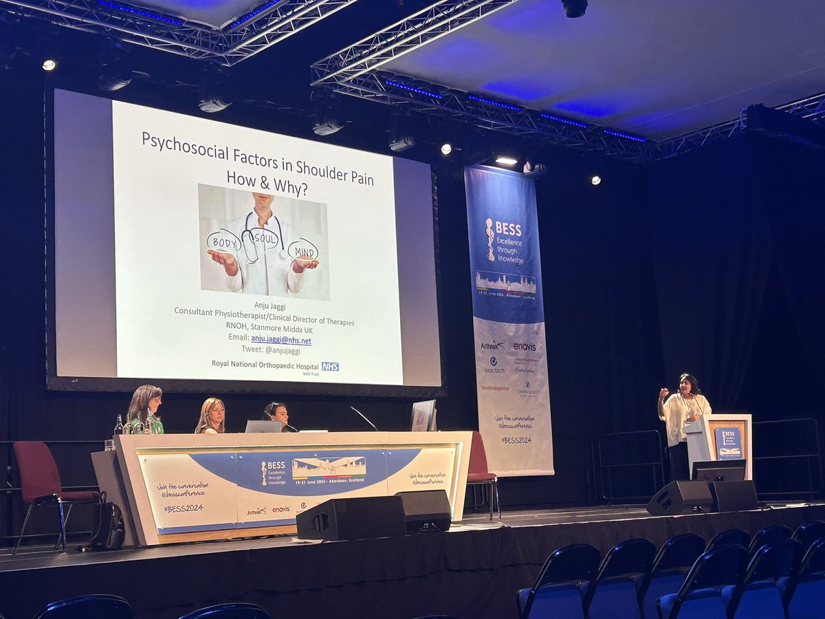 LondonUpperLimb's tweet photo. I’ve snuck into the AHP session #bess2024 . A refreshing approach to shoulder pathology. Learning lots including about #nutrition effects on #rotatorcufftears @AnjuJaggi @Amy_Gasson @bessconference https://t.co/Di8Ntd4P0V