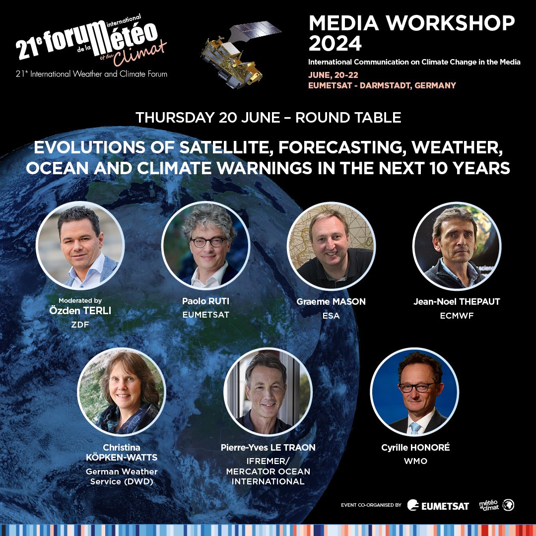 Our former Director @JeanNoelThépaut details the role of @Eumetsat and <a href="/esa/">European Space Agency</a> satellites data in <a href="/ECMWF/">ECMWF</a> weather forecasts and #C3S climate reanalyses this morning during #FIMC2024 @forumeteoclimat @meteoclimat.