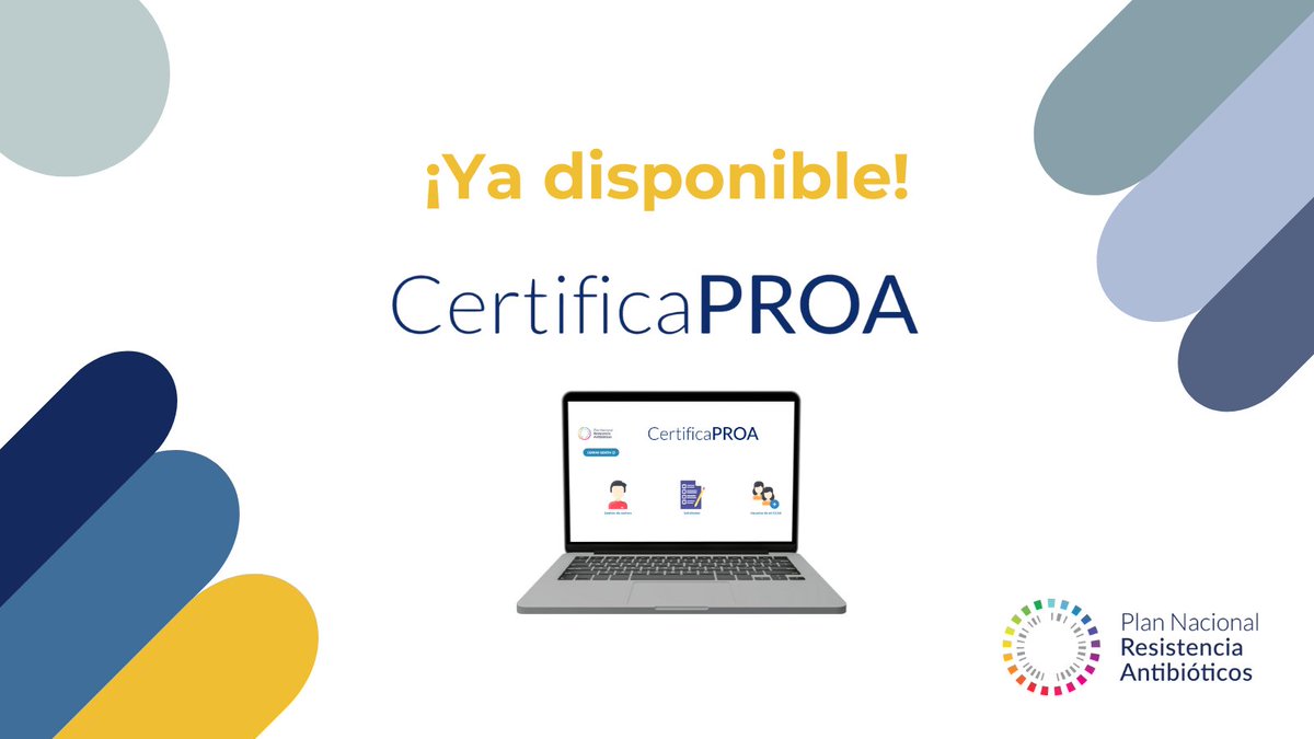 🆕 Conoce el nuevo sistema de evaluación de calidad de los equipos PROA que presenta hoy <a href="/PRANgob/">Plan Antibióticos</a> 

 ℹ️ Más información sobre el lanzamiento de CertificaPROA ➡️ bit.ly/4b64wog 

💻 Accede a los materiales en la sección PROA del PRAN ➡️ bit.ly/3VOwccG
