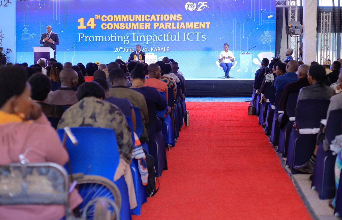 ConsumerUCC's tweet image. “The government of Uganda is working hard to make sure that the prices of good smartphones are made affordable to the people of Uganda as another way to improve communication” remarked the Minister of ICT Dr.Chris Baryomunsi during the now ongoing Communications Consumer