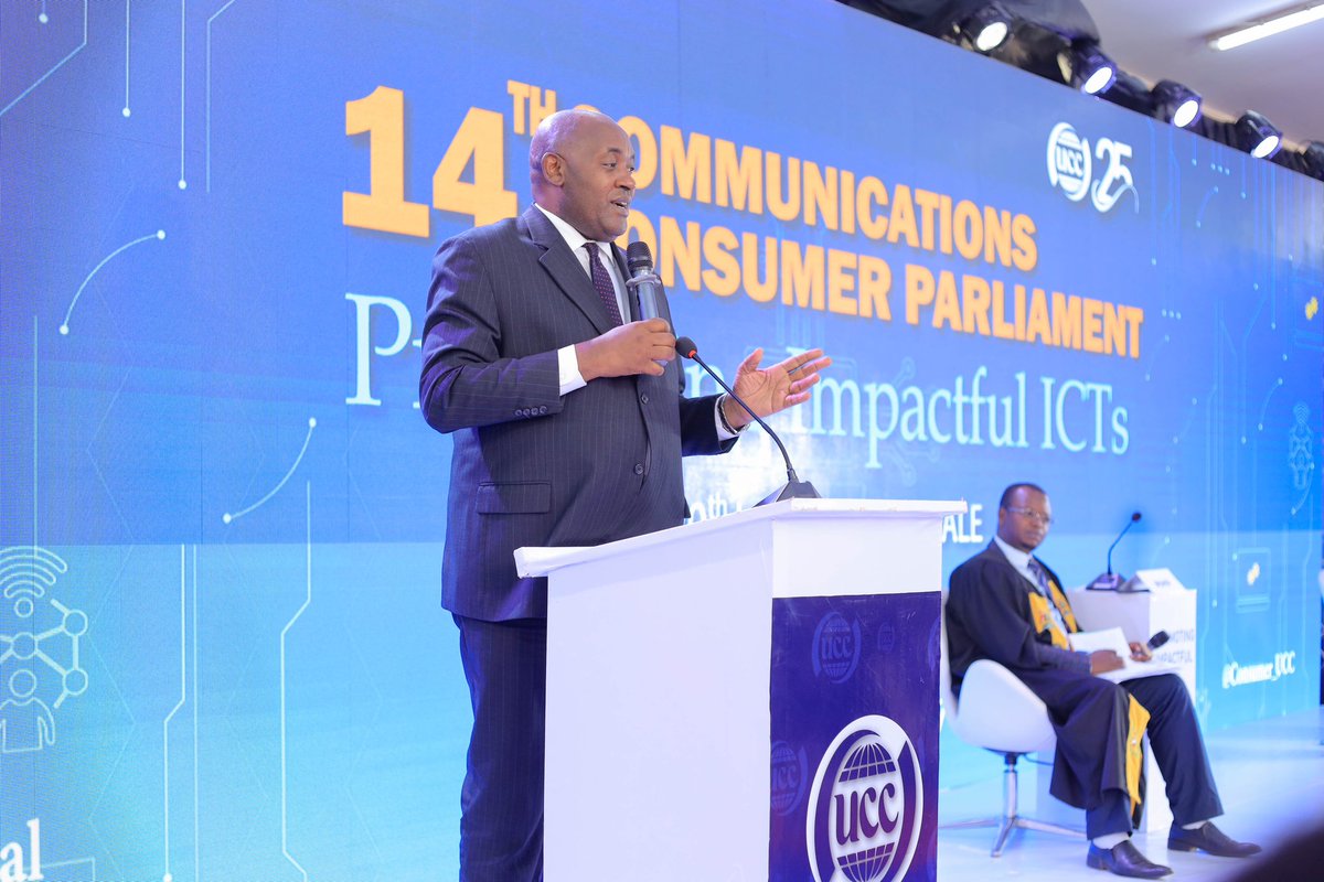ConsumerUCC's tweet image. “The government of Uganda is working hard to make sure that the prices of good smartphones are made affordable to the people of Uganda as another way to improve communication” remarked the Minister of ICT Dr.Chris Baryomunsi during the now ongoing Communications Consumer