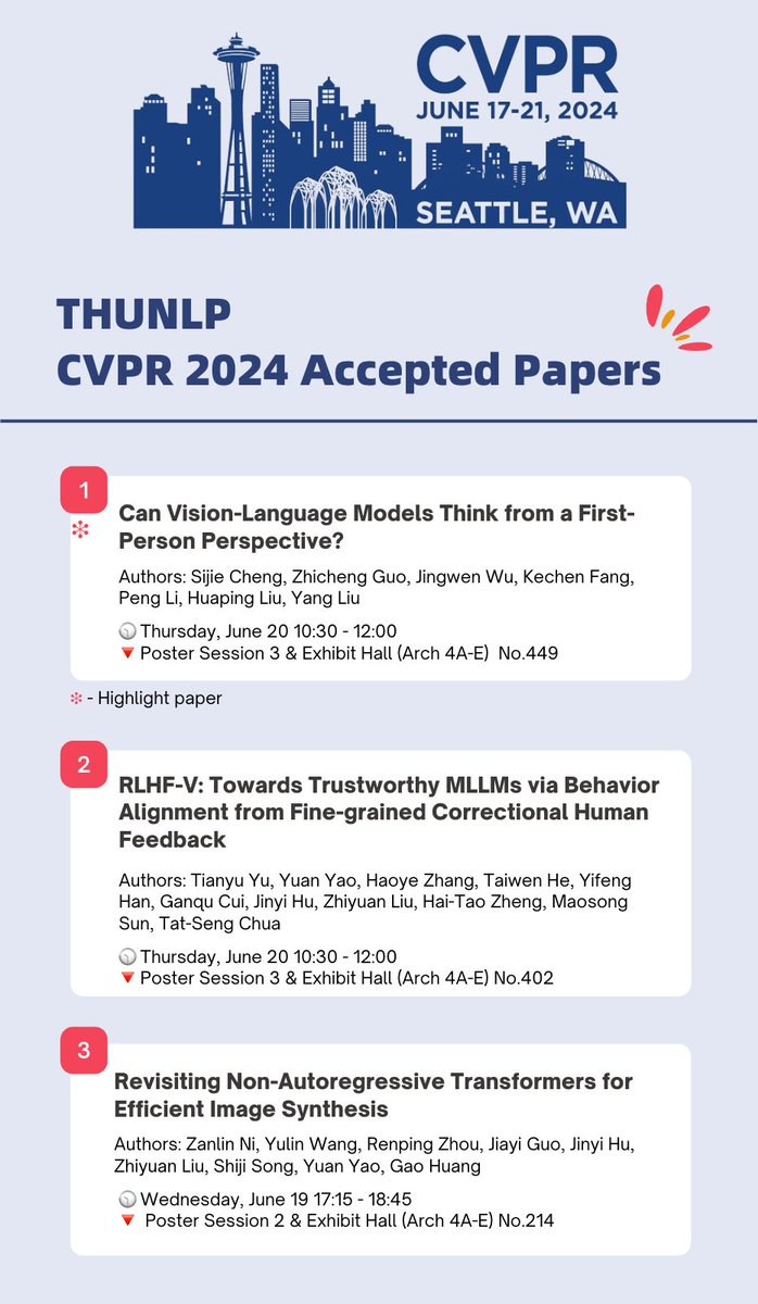 We're in Seattle for #CVPR2024 this week!