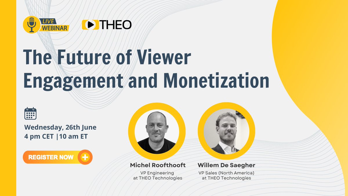 How can media and entertainment companies boost ad revenue while improving viewer engagement? 📈📺 Join our upcoming webinar, and explore ad technologies for today and tomorrow! 🚀

Sign up now to secure your spot: app.livestorm.co/theo-technolog…
