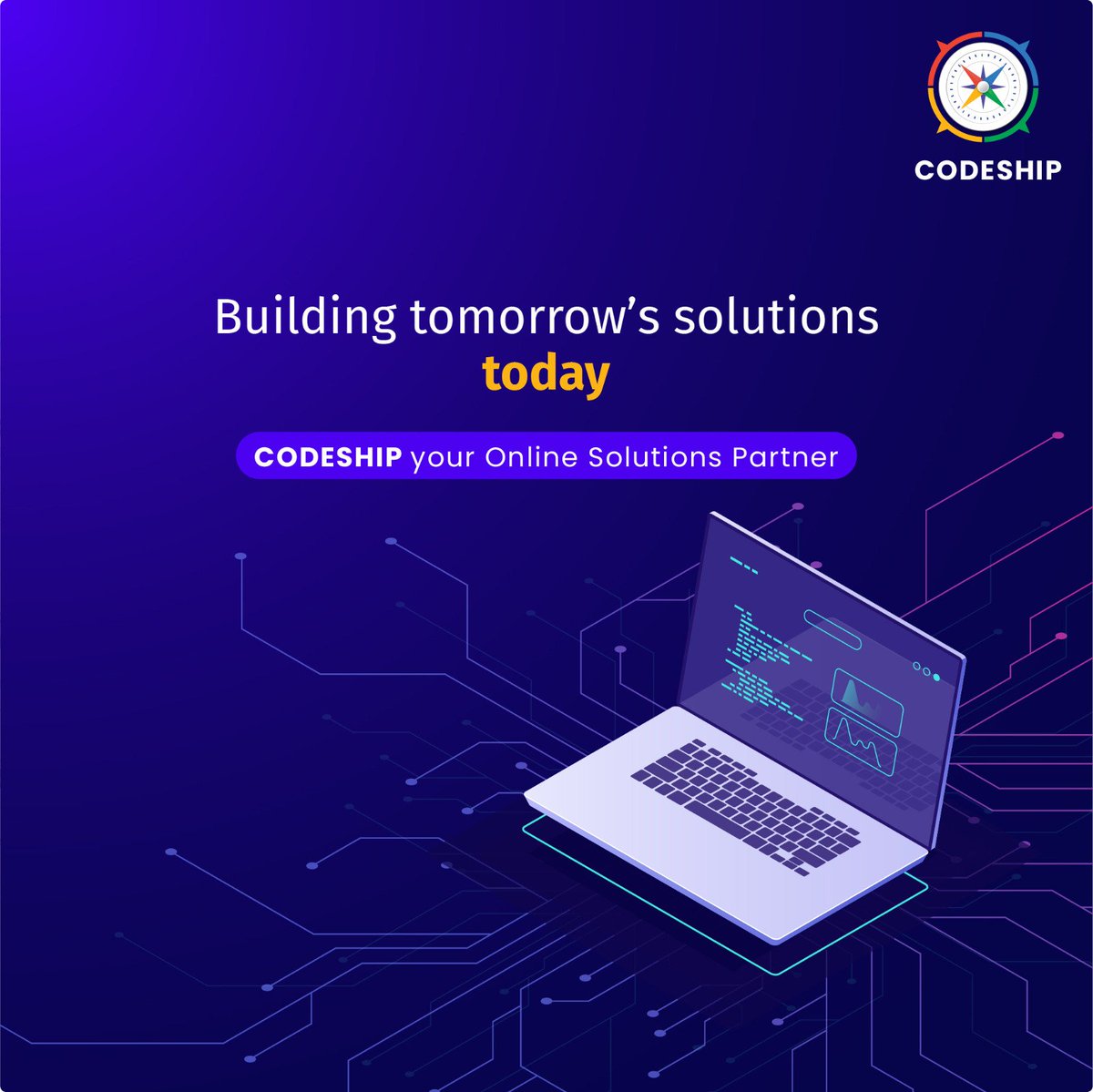 ship_code20427's tweet image. 🌟 Building Tomorrow’s Solutions Today! 🚀 
At CODESHIP, we’re dedicated to bringing your digital dreams to life with cutting-edge technology and creative solutions. Partner with us to navigate the digital landscape and achieve new heights.
#CODESHIP #DigitalSolutions
