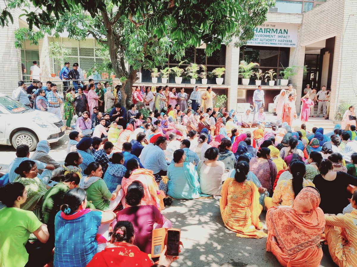 There must be a policy for regularisation of NHM employees.
They work hard &amp; not even getting 7th pay,no job security,no medical facilities.
 <a href="/drkamalguptabjp/">Dr. Kamal Gupta</a> <a href="/anilvijminister/">Anil Vij Ambala Cantt Haryana, India</a> <a href="/NayabSainiBJP/">Nayab Saini</a> <a href="/DeependerSHooda/">Deepender Singh Hooda</a> <a href="/PMOIndia/">PMO India</a> <a href="/MoHFW_INDIA/">Ministry of Health</a> <a href="/JPNadda/">Jagat Prakash Nadda</a> do the needful.
#NHMwantsRegularisation