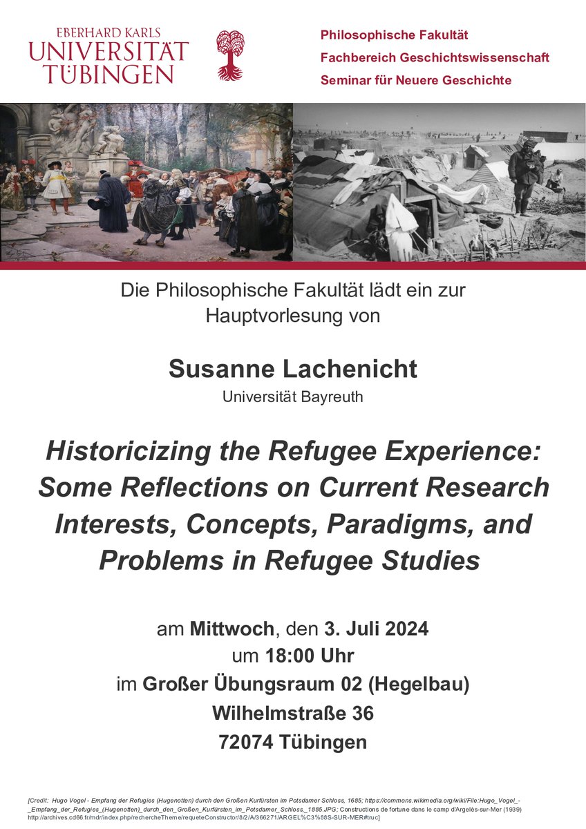 Atlantic Exiles (atlanticexiles.bsky.social) (@atlanticexiles) on Twitter photo On July 3, 6pm CET, @SLachenicht (<a href="/unibt/">Universität Bayreuth</a>) will hold a keynote lecture on "Historicising the Refugee Experience: Some Reflections on Current Research Interests, Concepts, Paradigms, and Problems in Refugee Studies" as part of the Fourth Annual International <a href="/RefugeeSeminar/">Refugee History Seminar</a> 1/2 On July 3, 6pm CET, @SLachenicht (<a href="/unibt/">Universität Bayreuth</a>) will hold a keynote lecture on "Historicising the Refugee Experience: Some Reflections on Current Research Interests, Concepts, Paradigms, and Problems in Refugee Studies" as part of the Fourth Annual International <a href="/RefugeeSeminar/">Refugee History Seminar</a> 1/2