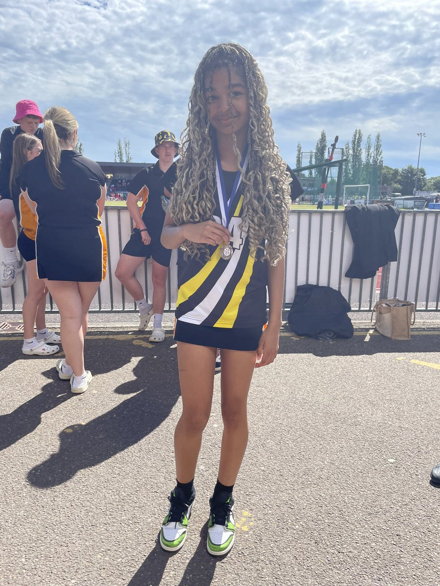 Another 2nd place in long jump. 4.03m for Nyla!!! #corneliusproud