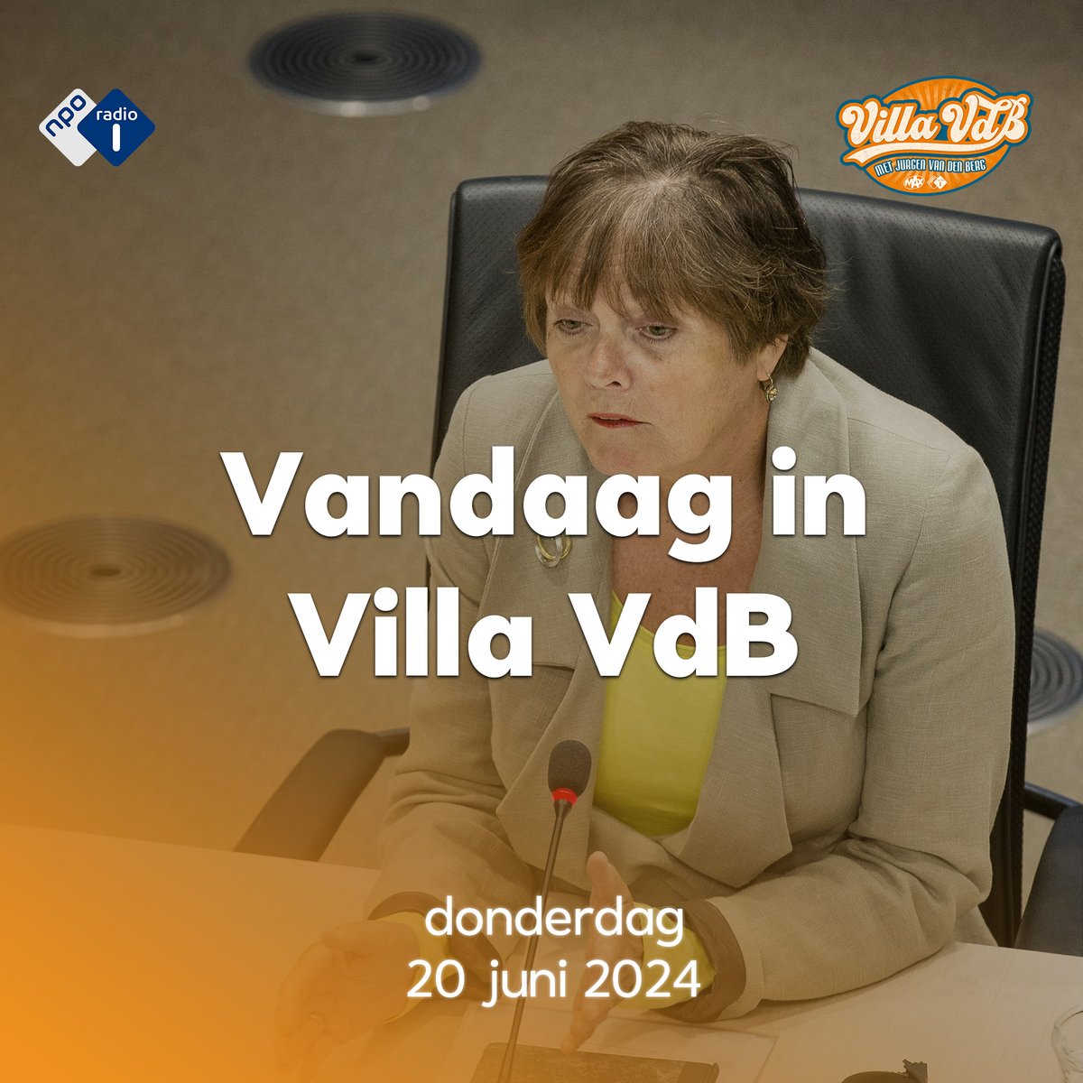 📻Straks in #VillaVdB:
🕯️Nynke Rikkers helpt pleegkinderen in het #rouwproces
🏠Terug naar Toen: <a href="/PJBoelhouwer/">Peter Boelhouwer</a> over de Vogelaarwijken
🎙️De grote vrouwen van de wetenschap uitgelicht in podcast - <a href="/eddaeddaedda/">Edda Heinsman</a>
📣De man achter de voetbalhit: ‘Olé, Olé, Olé, We Are The Champions!’