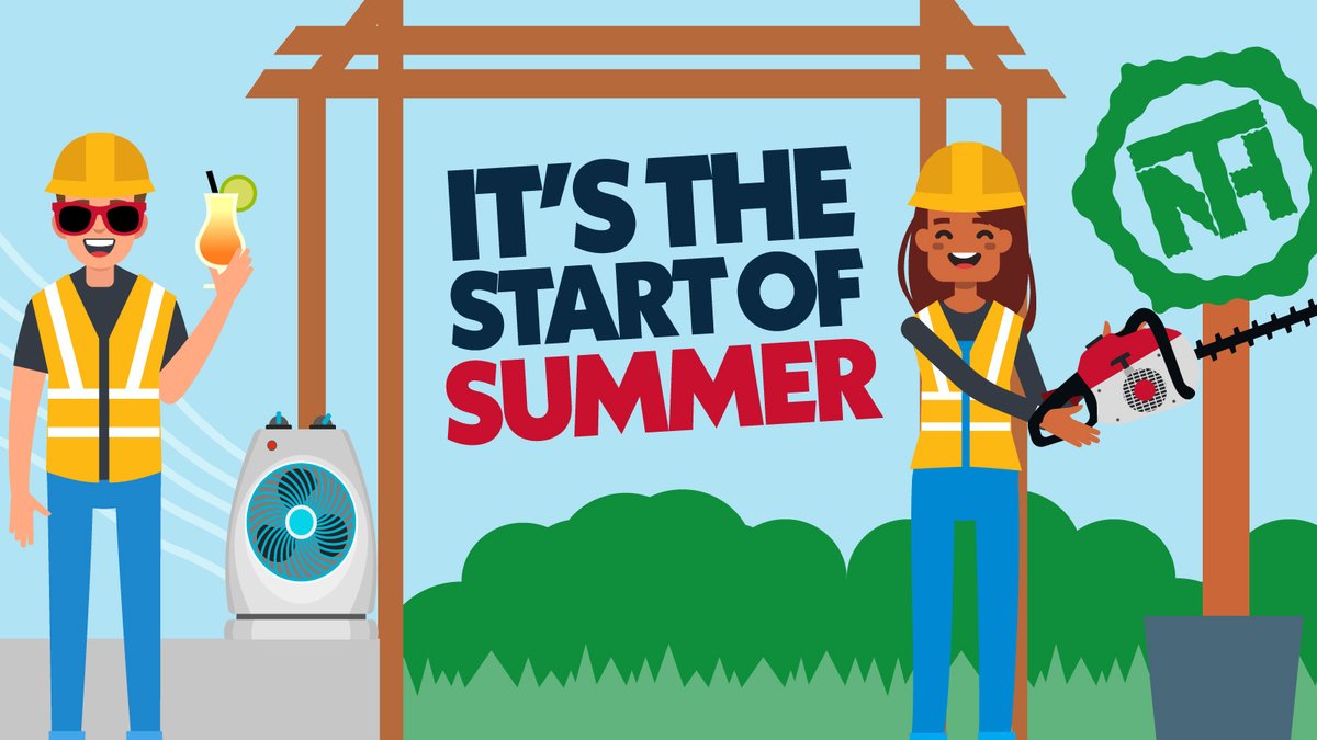 The time we have all been waiting for is officially here....IT IS THE START OF SUMMER!! 🌞

With the weather finally on our side it is the perfect time to get those jobs done that you have been putting off.

We have everything you need from gardening equipment, mini diggers,