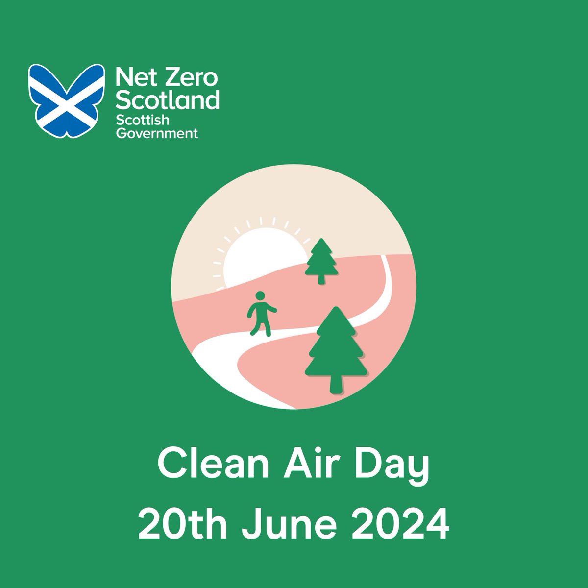 Any level of air pollution is unsafe and improving air quality is needed to protect our health.

You can take action by encouraging helping your employees choose active travel routes to work instead of driving by car. For more: netzeronation.scot/take-action/tr…

#CleanAirDay #LetsDoNetZero