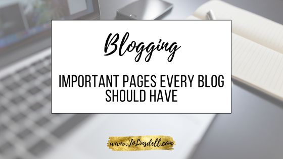 jolinsdell's tweet image. Important Pages Every Blog Should Have jolinsdell.com/2024/06/import… #Blogging #Bloggers #BlogTips