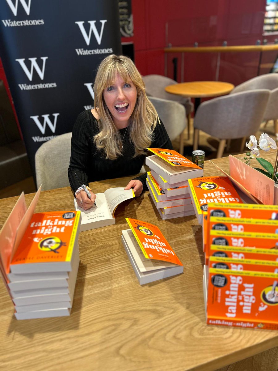Waterstones Manchester Deansgate (@waterstonesmcr) on Twitter photo We had the best evening with <a href="/ClaireDaverley/">Claire Daverley</a> discussing her beautiful debut, #TalkingAtNight with bookseller <a href="/martha_books/">MarthaLuvsBooks</a>. A fab audience with great questions. Bring on book 2!! If you couldn't make it, fear not, Claire kindly signed store copies ✍️🧡💛
#waterstonesdeansgate We had the best evening with <a href="/ClaireDaverley/">Claire Daverley</a> discussing her beautiful debut, #TalkingAtNight with bookseller <a href="/martha_books/">MarthaLuvsBooks</a>. A fab audience with great questions. Bring on book 2!! If you couldn't make it, fear not, Claire kindly signed store copies ✍️🧡💛
#waterstonesdeansgate
