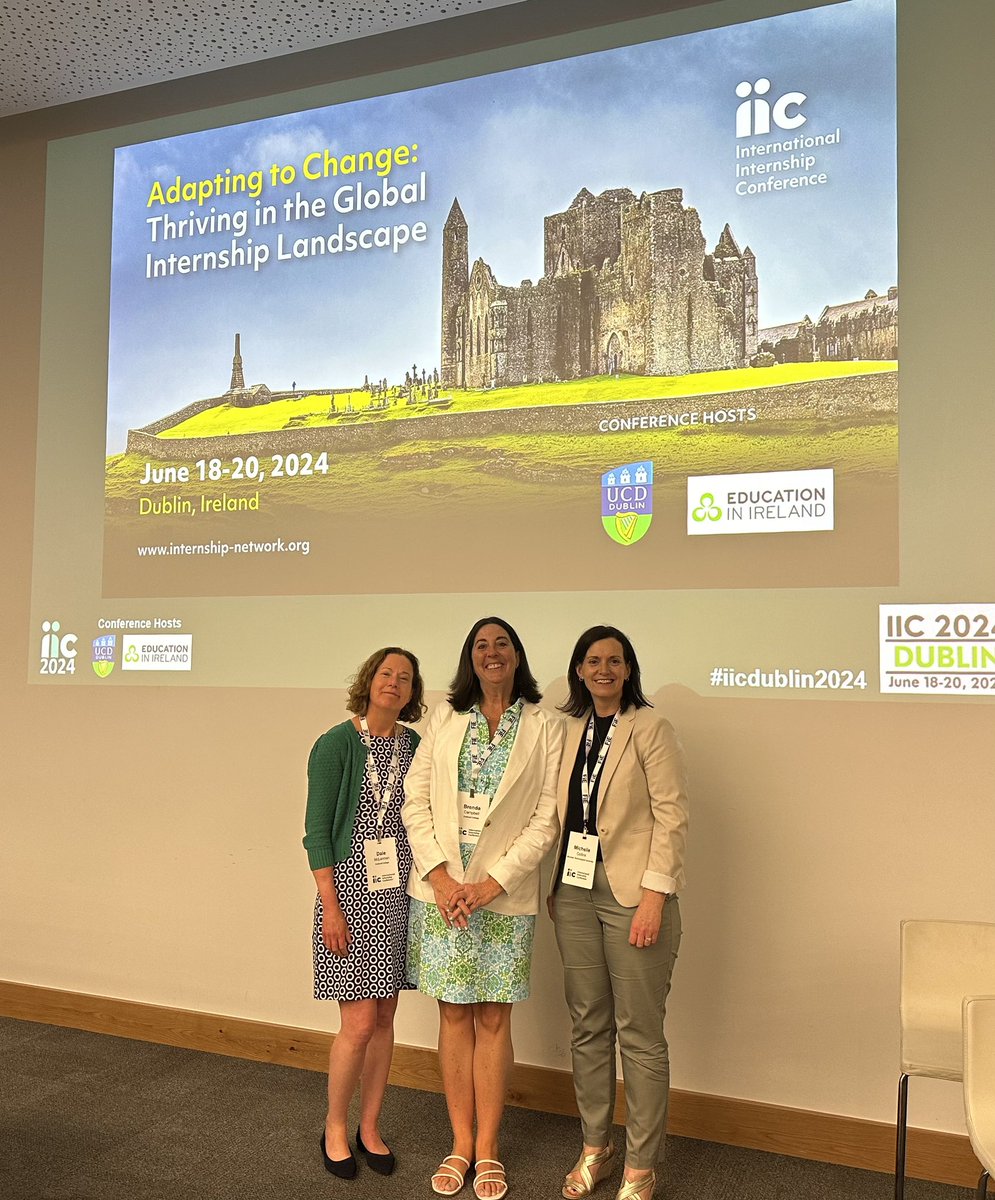Great week presenting at #IIC2024 with my colleague Michelle Collins <a href="/MTU_ie/">Munster Technological University</a> and Dale McLennan <a href="/EndicottCollege/">Endicott College</a> on our partnership and our model on Developing Global Citizens through Internships: Maximizing Study Abroad Partnerships for Opportunities with institutions worldwide