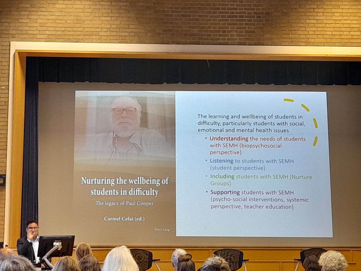 <a href="/MulberryBushOrg/">The Mulberry Bush</a> Carmel Cefai University of Malta engaging book launch

Nurturing Student's Wellbeing - Essays in honour of Paul Cooper

I'm definitely getting this book

Professor Paul Cooper

Inspiration!